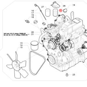ANTONIO CARRARO diesel filter WY129100-55650