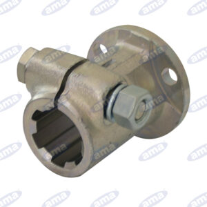 Splined hub profile with PTO flange