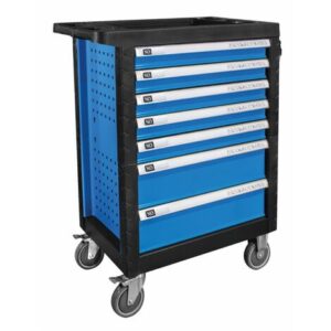 Ama professional trolley with 7 drawers and 253 assorted pieces