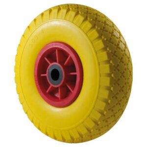 Yellow polyurethane wheel with AMA bearing